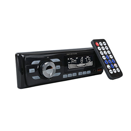 ÇİFT USB/SD/FM/AUX/BLUETOOTH KUMANDALI OTO TEYP 4X60 WATT CS-930 (5042)