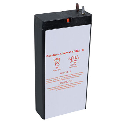 YOKOHAMA YH-42.3 4 VOLT - 2.3 AMPER KURU AKÜ (50 X 100 X 22 MM) (5042)