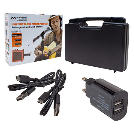 UHF GİTAR TİP KABLOSUZ MİKROFON (5042)
