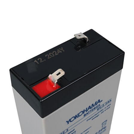 YOKOHAMA YH-62.3 6 VOLT - 2.3 AMPER AKÜ (101 X 66 X 33 MM) (5042)
