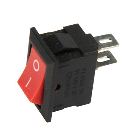 IC-120A MİNİ IŞIKSIZ KIRMIZI ANAHTAR 2P (5042)