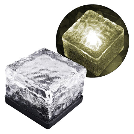 SOLAR LEDLİ GÜNIŞIĞI TUĞLA GÖRÜNÜMLÜ BAHÇE DEKORASYON AYDINLATMA (5042)