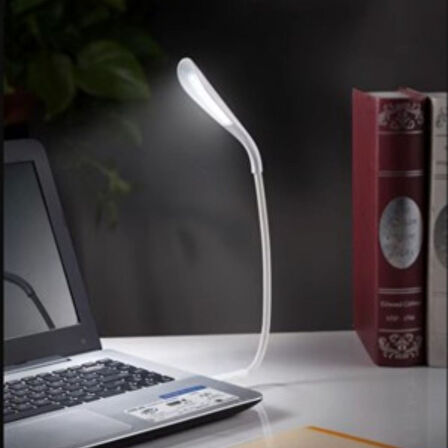 USB Girişli 14 Ledli 3 Kademeli Dokunmatik Masa/Kitap Okuma Lambası Ledi Beyaz (5042)