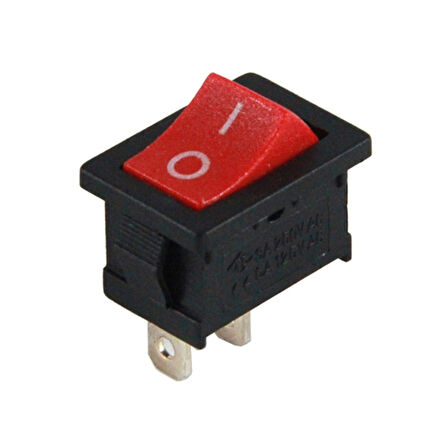 IC-120A MİNİ KIRMIZI IŞIKSIZ ANAHTAR 2P (13MM X 19MM) (5042)