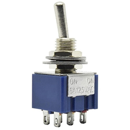 TOGGLE SWİTCH ON-ON Ø6MM MTS-202 (IC-144) (5042)