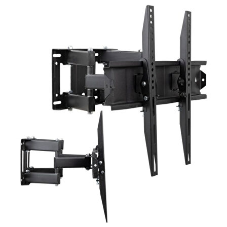 VT-852 HC PRO 55-85 ÇİFT KOLLU KİLİTLİ HAREKETLİ TELEVİZYON DUVAR ASKI APARATI (5042)