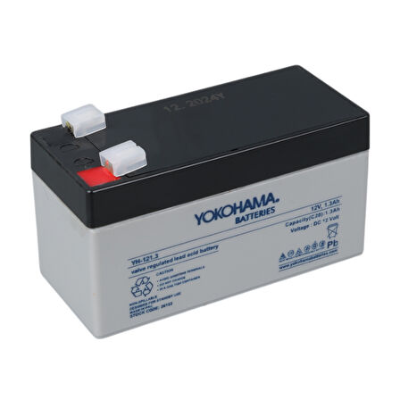 YOKOHAMA YH-121.3 12 VOLT - 1.3 AMPER AKÜ (97 X 43 X 52 MM) (5042)