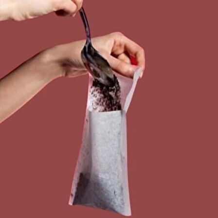 26 Adet Pratik Kullan At Çay,Bitki Çayı,Filtre Kahve Demleme Poşeti Süzgeci (5042)