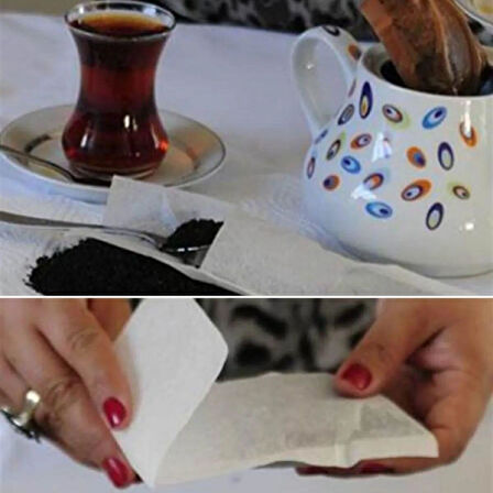 26 Adet Pratik Kullan At Çay,Bitki Çayı,Filtre Kahve Demleme Poşeti Süzgeci (5042)