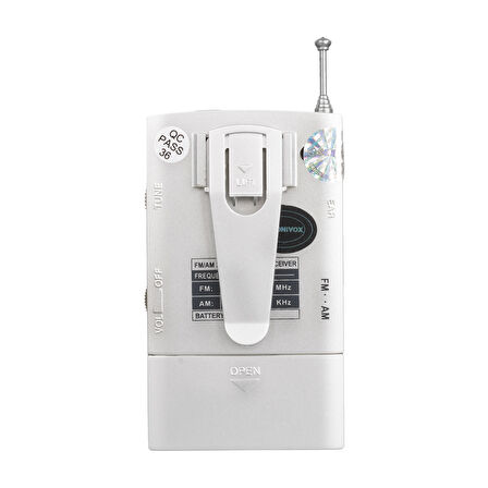 GÜMÜŞ RENK CEP TİPİ ANALOG FM RADYO VS-R106 (5042)