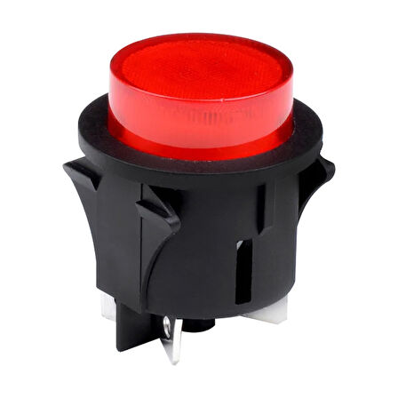 IC-180G ANAHTAR BASMALI 4 PIN KALICI YUVARLAK 25 MM PS18-16N-2 (5042)