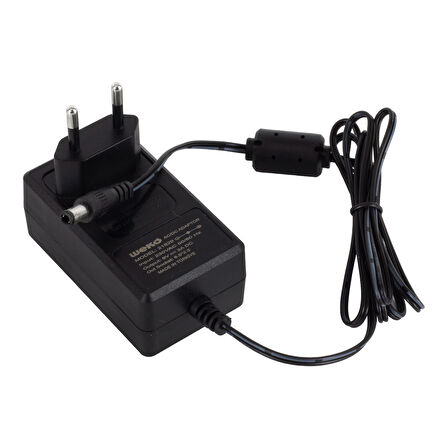 9 VOLT - 3 AMPER 5.5*2.5 UÇLU YERLİ ÜRETİM PLASTİK KASA PRİZ TİPİ ADAPTÖR (5042)