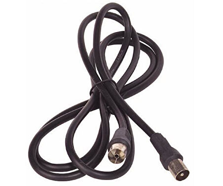 TV VİDEO ARA KABLO STANDART 1.5MT  (60 OHM ERKEK - DİŞİ KABLO) (5042)