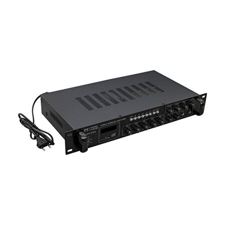 MAGICVOICE MV-540 100 WATT USB/SD/UK BLUETOOTH 2 MİK MUTE GİRİŞLİ 5 BÖLGELİ AÇIP KAPAMA HAT TRAFOLU ANFİ (5042)