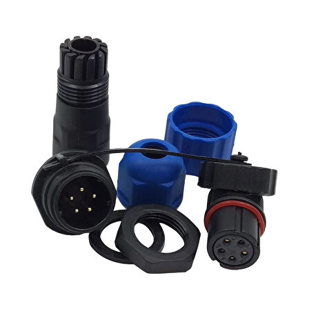 SD13 TİPİ SU GEÇİRMEZ 5 PİN KONNEKTÖR (5042)