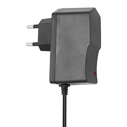 12 VOLT - 1 AMPER İNCE UÇLU PRİZ TİPİ ADAPTÖR  3.5*1.35 UÇ (5042)