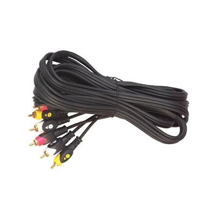 3 RCA + 3 RCA 5 METRE KALIN KABLO (5042)