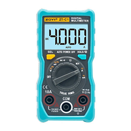 ZOYI ZT-C1 MİNİ CEP TİPİ TRUE RMS DİJİTAL ÖLÇÜ ALETİ (5042)