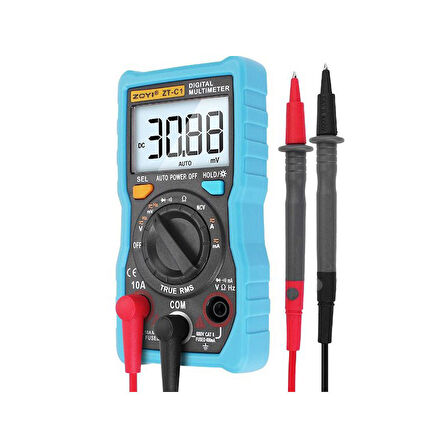 ZOYI ZT-C1 MİNİ CEP TİPİ TRUE RMS DİJİTAL ÖLÇÜ ALETİ (5042)
