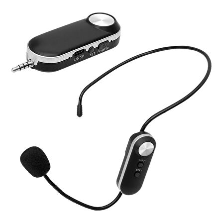 MAGICVOICE MV-1306H UHF 1 HEADSET ŞARJLI KABLOSUZ TELSİZ MİKROFON (5042)