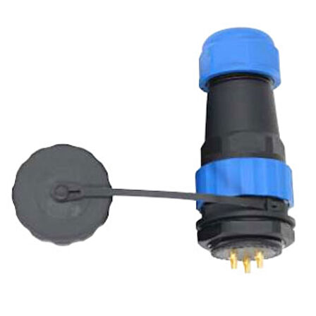 SD28 SU GEÇİRMEZ 3 PİN YUVARLAK 28 MM KONNEKTÖR (5042)