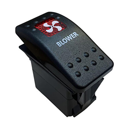 HAVALANDIRMA IŞIKLI 3P ON-OFF 12-24V MARIN SWITCH (IC-134M-S13) (5042)