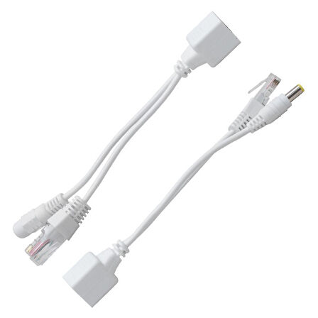 IP KAMERA POE KABLOSU PASİF POE SPLITTER DİŞİ ERKEK POWER UÇ (5042)