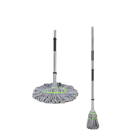 TELESKOPİK KENDİNDEN SIKMALI ÖRGÜLÜ TWİSTER MOP (5042)