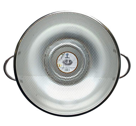 METAL KULPLU ÇELİK TEL SEPET SÜZGEÇ 29CM (5042)