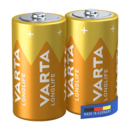 VARTA LONGLIFE POWER ALKALİN ORTA BOY C PİL 2Lİ PAKET FİYAT (5042)