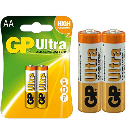 GP 15AU-2U2 ALKALİN KALEM PİL 2 Lİ PAKET FİYAT (5042)