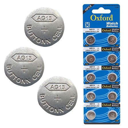 OXFORD AG13 LR44 PİL 10LU PAKET FİYAT * TIANQIU (5042)