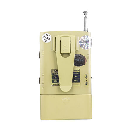 GOLD RENK CEP TİPİ ANALOG FM RADYO VS-R106 (5042)