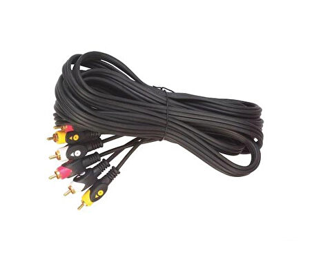 3 RCA + 3 RCA 15 METRE KABLO 1. KALİTE (5042)