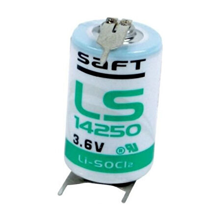 SAFT PİL KISA PUNTALI 14250 LİTYUM 3.6V LI-SOCI2 (5042)