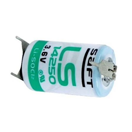 SAFT PİL KISA PUNTALI 14250 LİTYUM 3.6V LI-SOCI2 (5042)