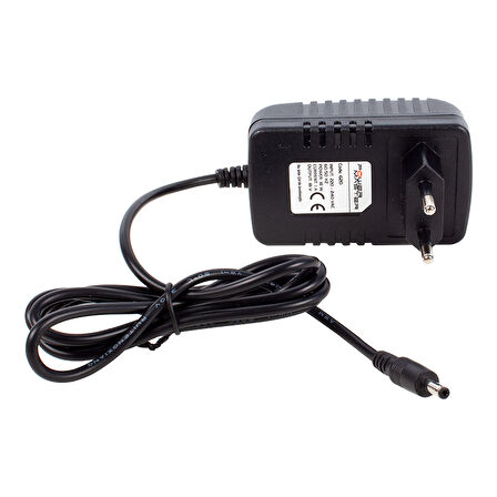 18 VOLT - 1 AMPER 3.5*1.35 UÇLU PLASTİK KASA PRİZ TİPİ ADAPTÖR (5042)