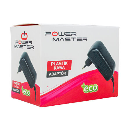 18 VOLT - 1 AMPER 3.5*1.35 UÇLU PLASTİK KASA PRİZ TİPİ ADAPTÖR (5042)