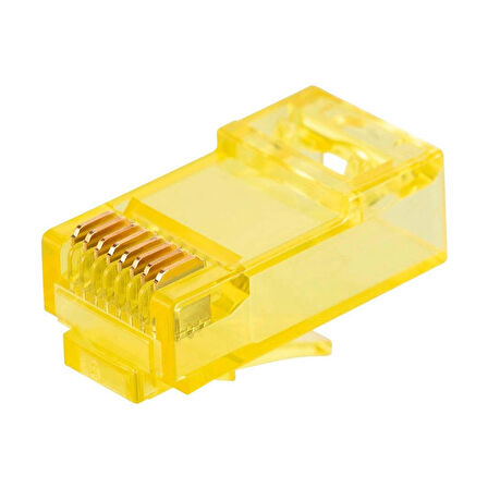 RJ45 RJ45 CAT6 8P/8C SARI SOKET (100LÜ PAKET) (5042)