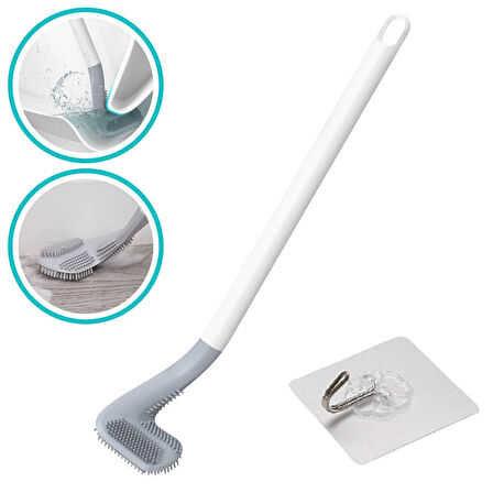 Golf  Sopası Tasarımlı Silikon Wc Klozet Temizleme Fırçası (5042)