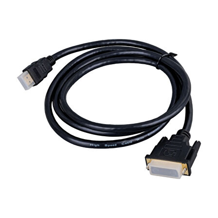 HDMI DVI KABLO 1.5 METRE  * NARİTA DVI 24+1 MALE TO HDMI 19P MALE (5042)