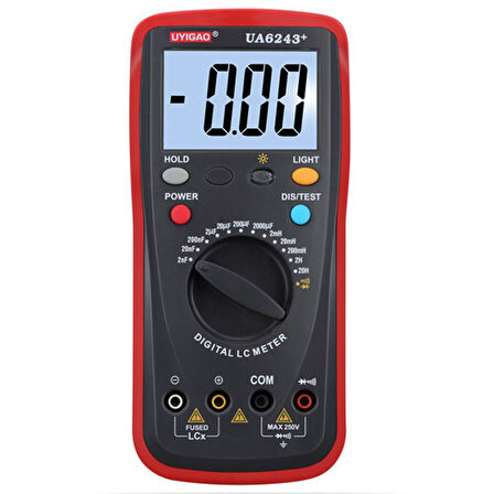 UA6243+ KAPASİTEMETRE=KONDANSATÖR ÖLÇME ALETİ (VC-6013) (5042)