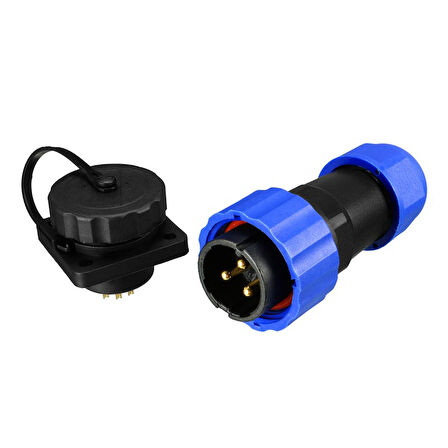 SD28 SU GEÇİRMEZ 3 PİN 28 MM KONNEKTÖR (5042)