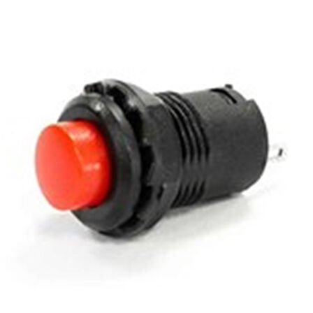 IC-185 D 12MM KALICILI 2 PIN PLASTİK BUTON (5042)