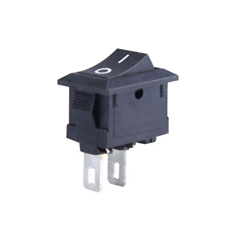 YÜKSELTİCİ ANAHTARI 2 PİN SİYAH 3A 250V (TK 91)  (IC-120) (5042)