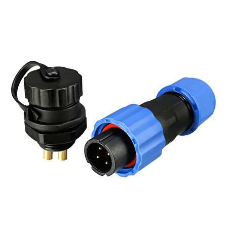 SD13 TİPİ SU GEÇİRMEZ 4 PİN KONNEKTÖR (5042)
