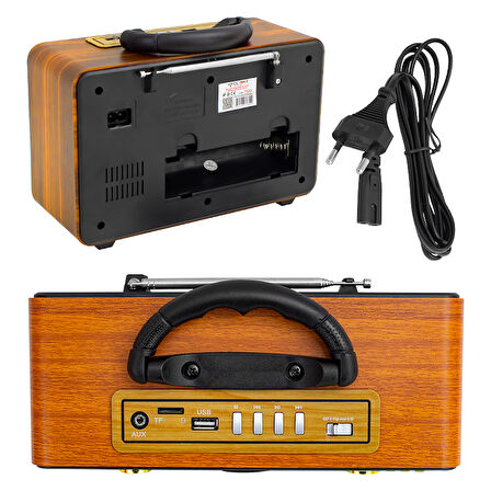MAGICVOICE MV-112BT USB/SD/FM/BLUETOOTH DESTEKLİ NOSTALJİK RADYO (5042)