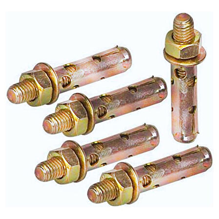 ÇELİK DÜBEL 8X55 GÖMLEKLİ 100 LÜ POŞET (5042)