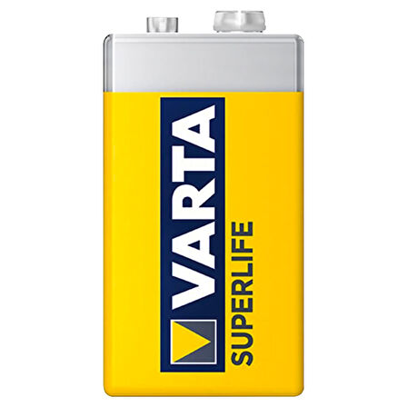 VARTA SUPERLIFE ÇİNKO 9 VOLT PİL 12Lİ PAKET FİYAT (5042)