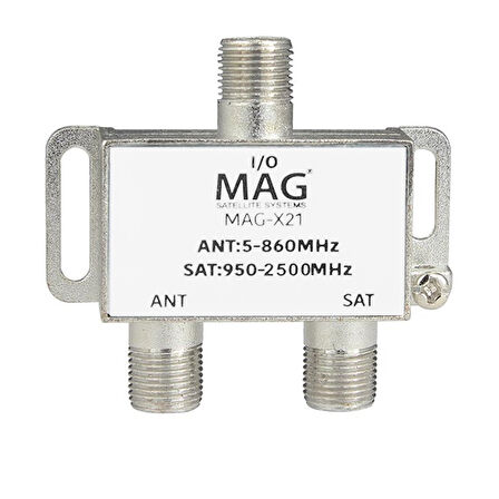 MAG MAG-X21 TV/SAT 5-2500MHZ COMBINER 950-2500MHZ (5042)